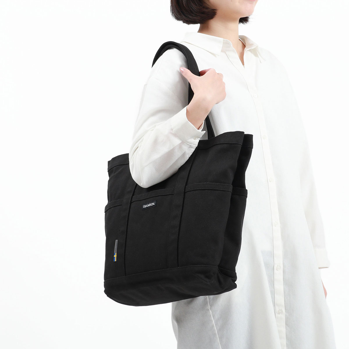 トートバッグ M マイキー 猫 A4 通勤 通学 肩掛け レディース LTMK-02