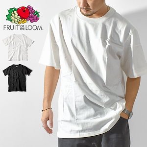 Tシャツ 半袖 Fruit Of The Loom フルーツオブザルーム 厚手 ヘビーウェイト メンズ レディース 7オンス 黒 白 ML XL コットン カットソー 大人 分厚い おしゃれ