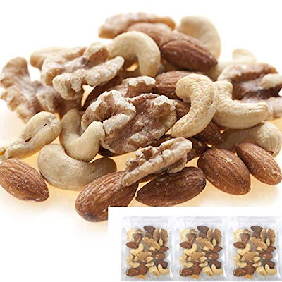 他サイト： ミックスナッツ 小分け 3種ミックス 864g(24g(個包装込x36袋)（アーモンド カシューナッツ クルミ） 小袋 小分け 無植物油 無塩の商品画像