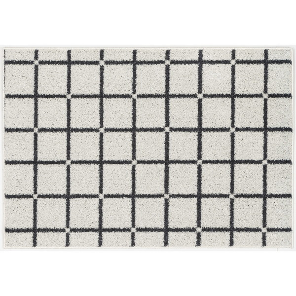 スミノエ 13476203 90130cm WH 洗える ラグ オセロ 90130cm ホワイト メーカー直送
