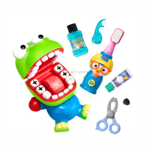 [韓国人気おもちゃ] ポロロ/クロン3分 歯科遊び