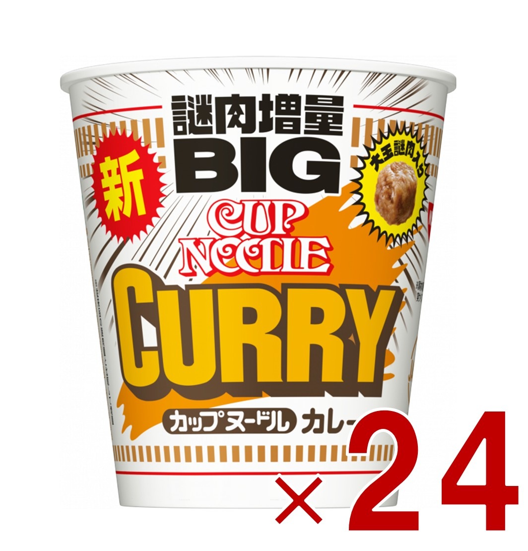 日清 カップヌードル BIG カレー 120g ビッグ ラーメン カップ麺 即席 防災 仕送り 24個