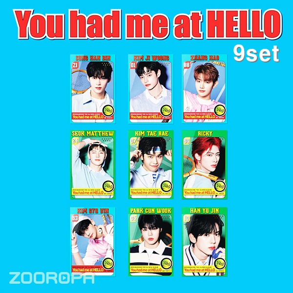 [9종세트] 제로베이스원 ZEROBASEONE You had me at HELLO 3집 POCAALBUM ZEROSE ver