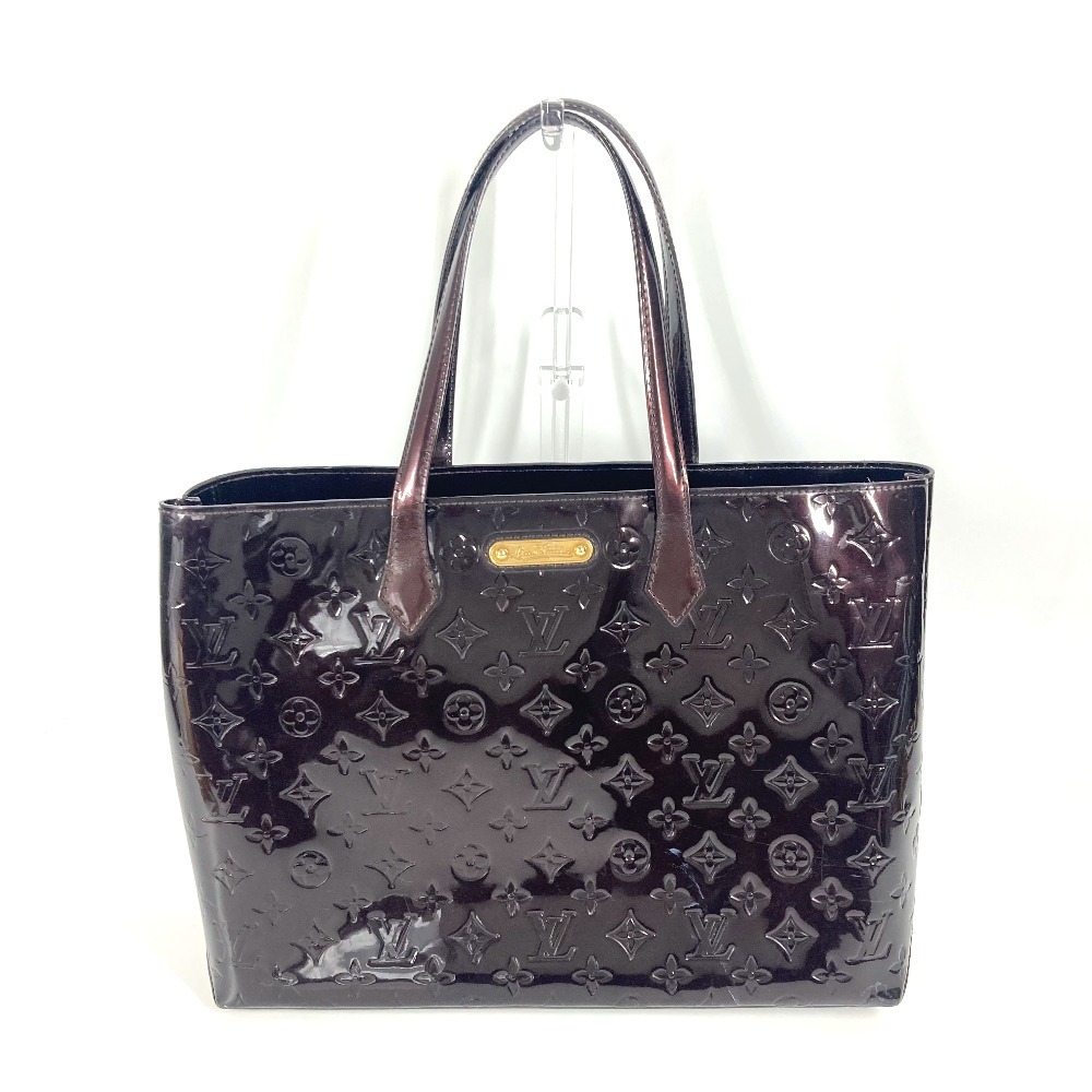 ショルダーバッグ M91645 ウィルシャーMM モノグラムヴェルニ カバン 肩掛け トートバッグ モノグラムヴェルニ アマラント パープル