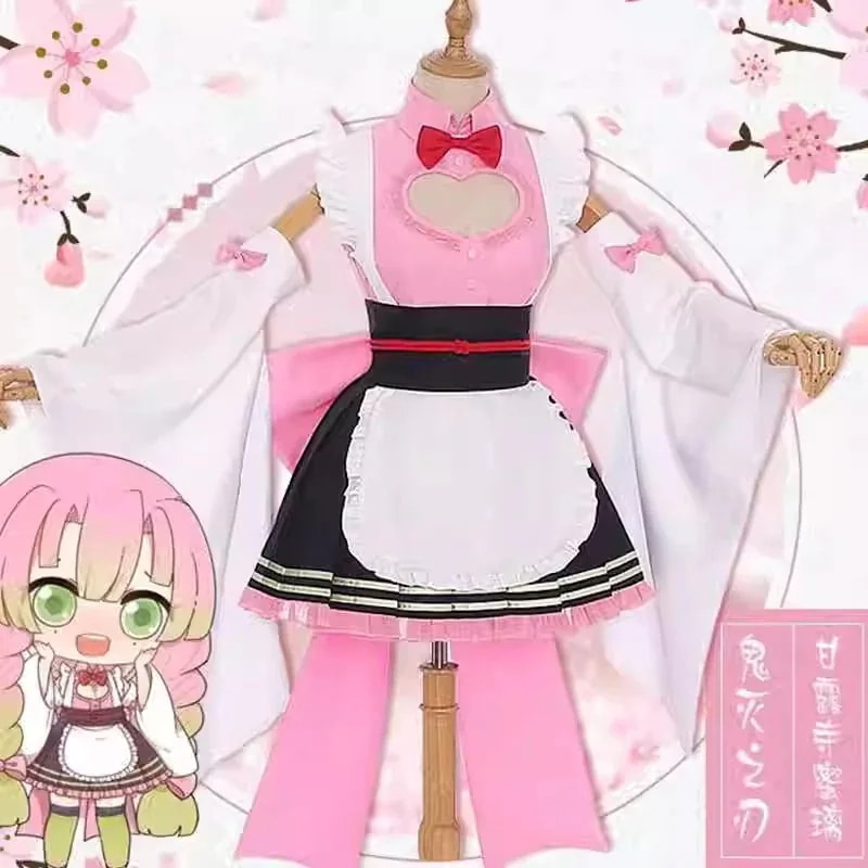 新調大 コスプレ衣装 ハロウィン メイド服 マキマ アクセサリー スカート