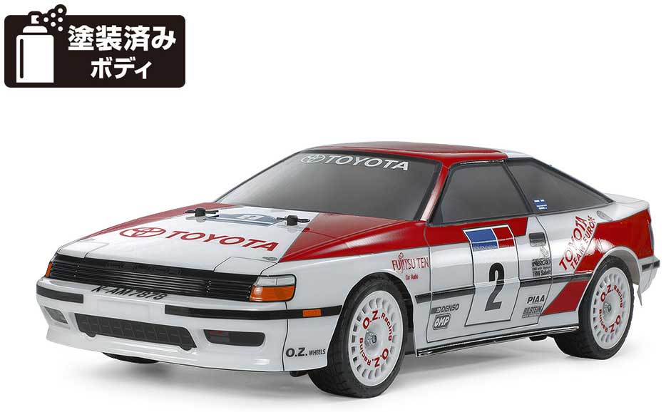 タミヤ 1/10 電動RCカー組立キット トヨタ セリカ GT-FOUR (ST165) (TT-02シャーシ)【58718】 ラジコン T 58718 トヨタセリカ GT-FOUR ST165 TT