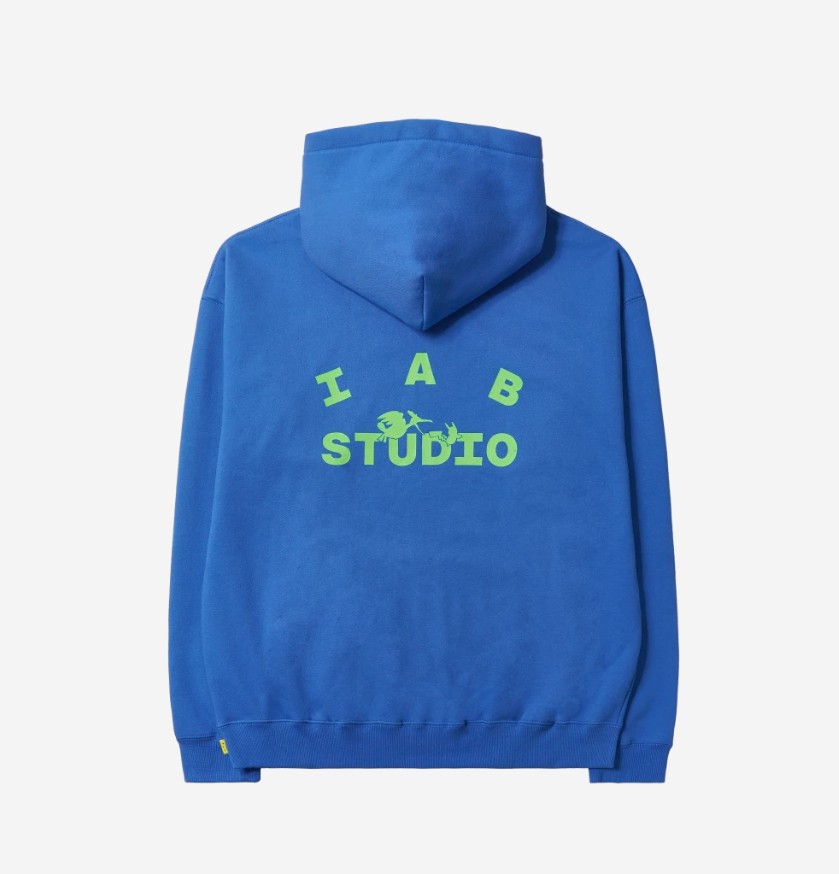 【IAB STUDIO】 IAB Studio x Pokemon Swallowed Up Pikachu Hoodie Blue Green