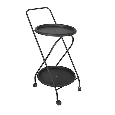 【国内即日発送】プランタースタンド フラワーラック 2段 植物用 盆栽用 キャスター付き 室内 花台 2段 スリム 玄関 スチール プランター台 ガーデンスタンド ガーデンラック