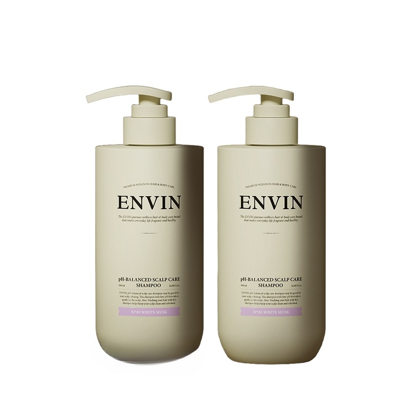 アンバン弱酸性パルファム頭皮シャンプーホワイトマスク500ml 1+1個