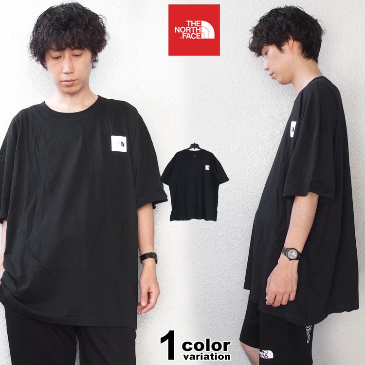 Tシャツ 半袖 BOX NSE Drop Shoulder Tee オーバーサイズ ハーフドーム ロゴ アウトドア ストリート メンズ レディース トップス カットソー NF0A811X