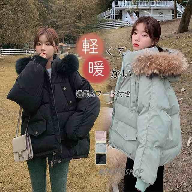 中綿ジャケット 通 フード付き 体型カバー アウター 厚手 中綿ダウンコート 中綿コート レディース おしゃれ 暖かい 通勤 秋冬 ゆったり