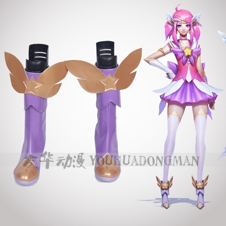 Lolリーグ・オブ・レジェンドシャイニングガール魔法少女ラックススキンシューズ
