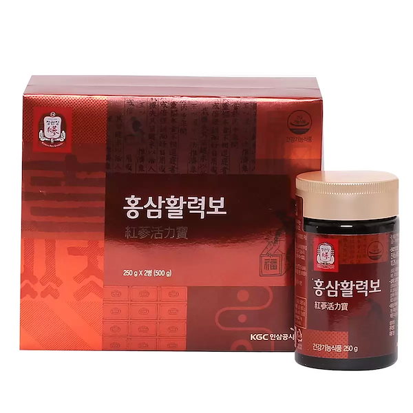 Qoo10] 正官庄 韓国 紅参活力250g x 2本 韓国健