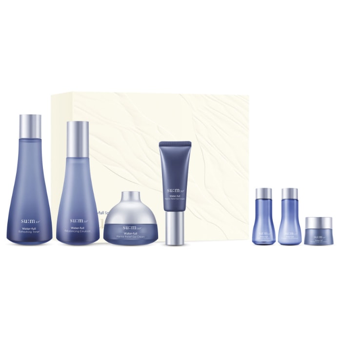Water-full ウォーターフル 3種企画セット/化粧水＋乳液＋クリーム＋サンプル4点付き/水分/保湿／マリンリリーフ