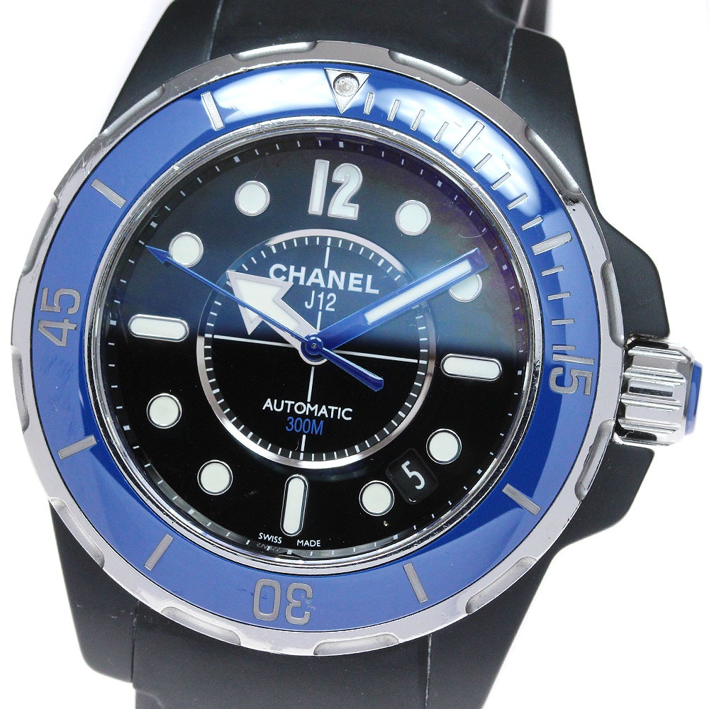 訳あり シャネル CHANEL H2559 J12 マリーン デイト 自動巻き メンズ _828742【中古】