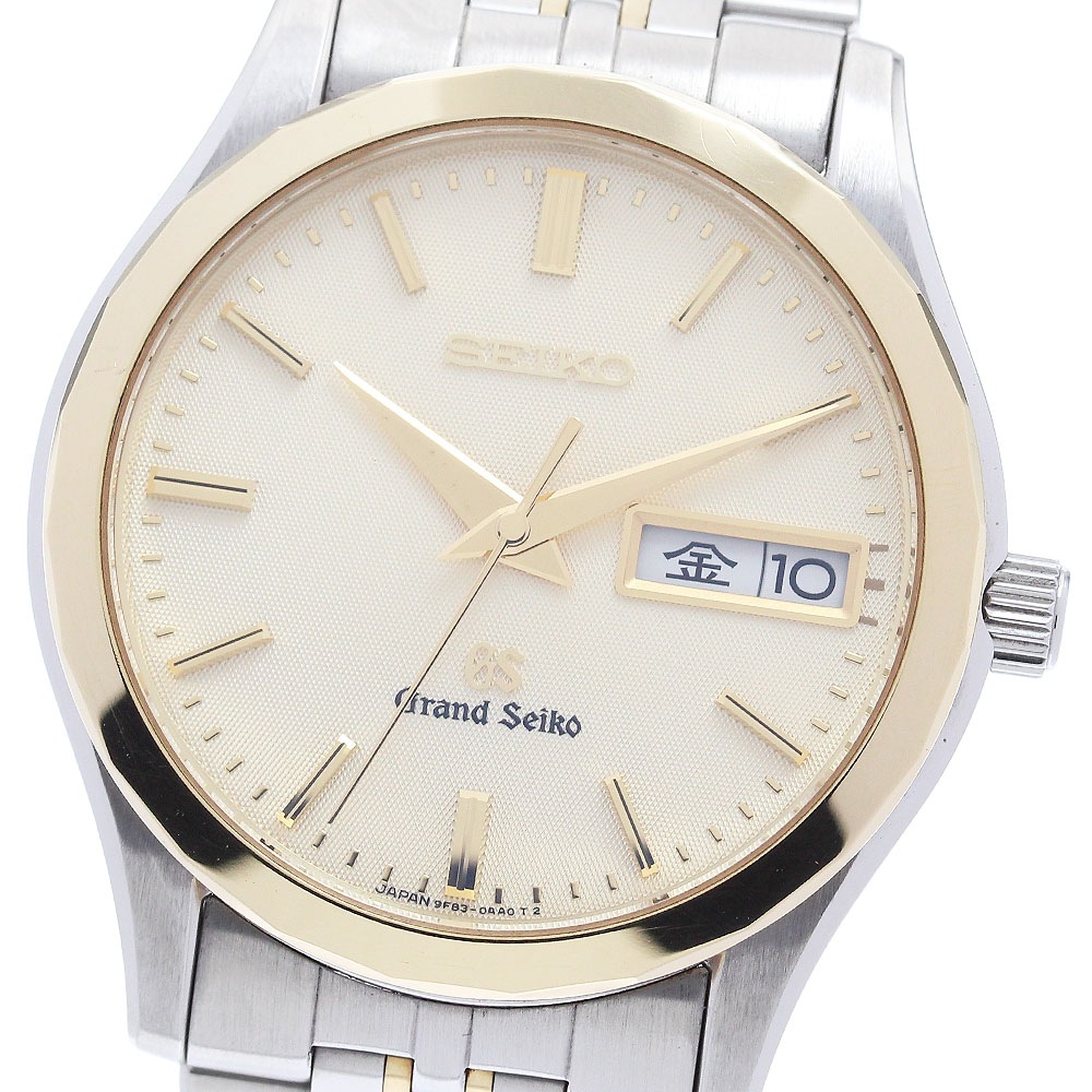 セイコー SEIKO SBGT014/9F83-0AA0 グランドセイコー デイデイト クォーツ メンズ 保証書付き_888989【中古】