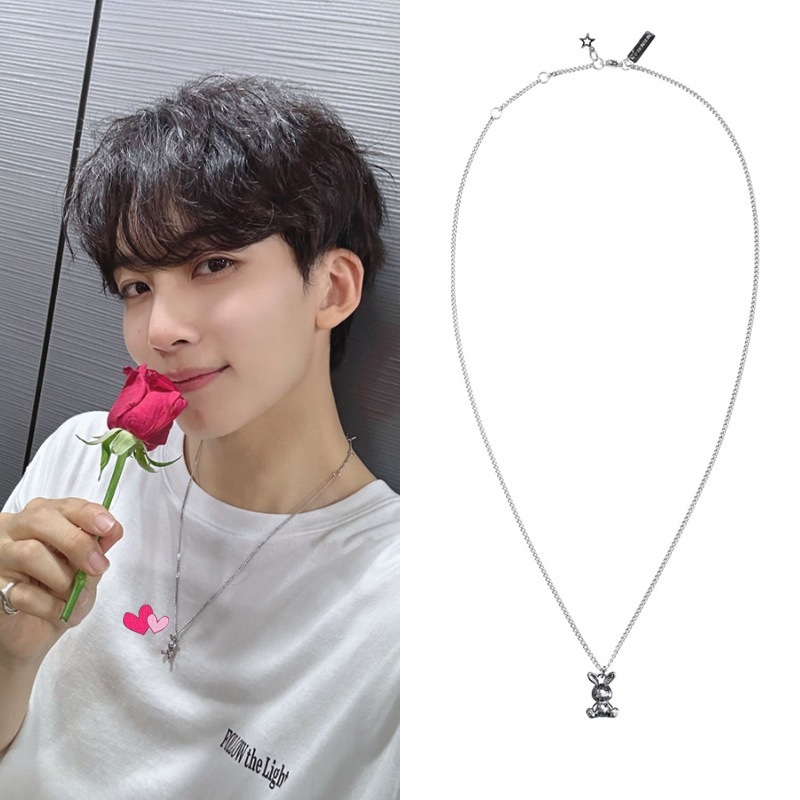 [SEVENTEENジョンハン着用] So cute. Rabbit necklace
