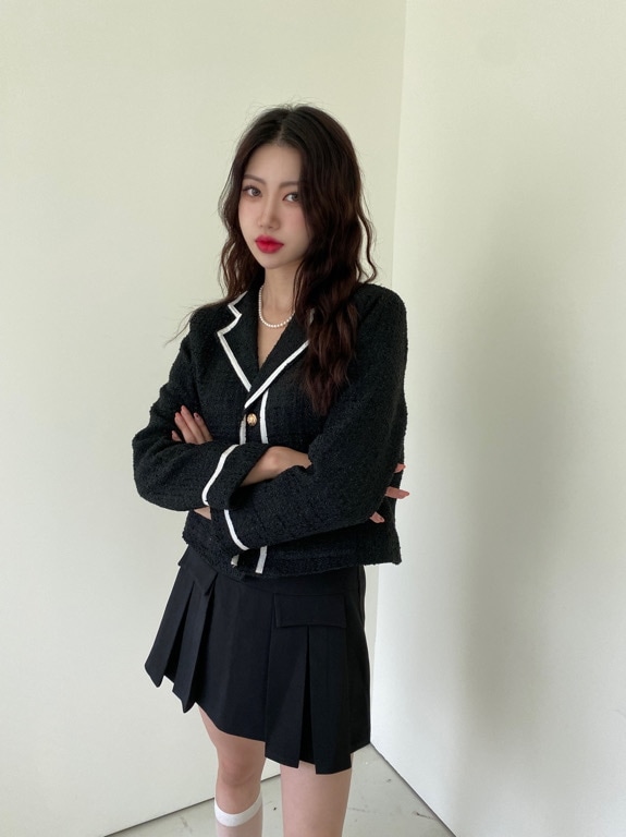 ノーマルラインツイードジャケット