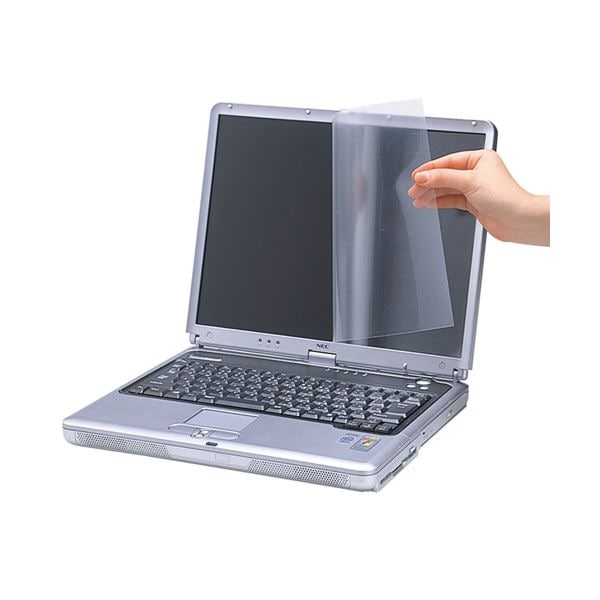 (まとめ) サンワサプライ 液晶保護フィルム反射防止タイプ 15.6型ワイド対応 LCD-156W 1枚 (×5セット)