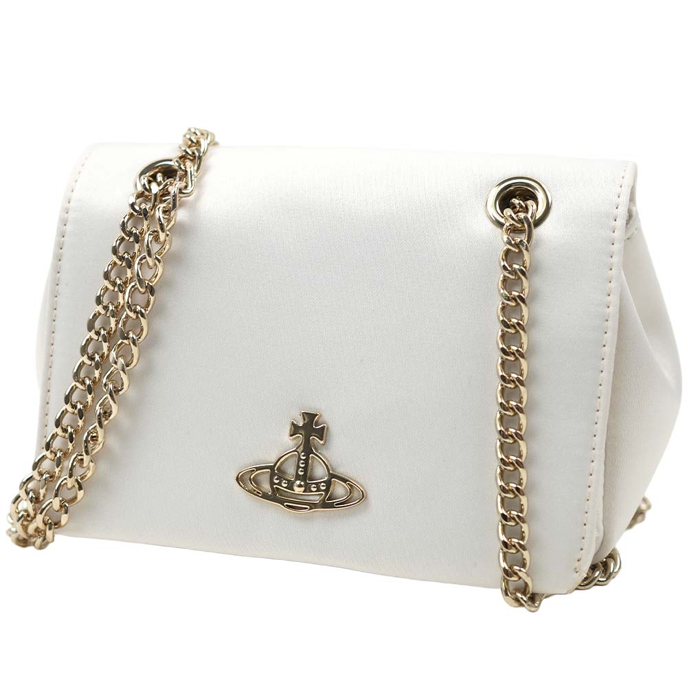 ヴィヴィアンウエストウッド ショルダーバッグ スモール Vivienne Westwood 52020005-11562-PF001 BRIDAL SMALL PURSE WITH CHAIN WOV