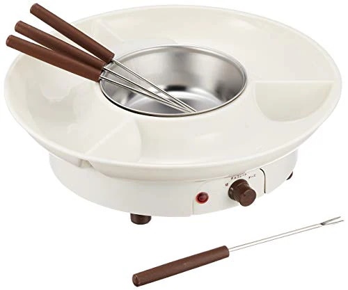 LITHON ライソン チーズフォンデュ KDFD-001W お好みの食材で簡単チーズフォンデュ 二