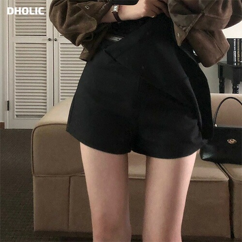 [メガ割りSALE]アシメラップスカートショートパンツ