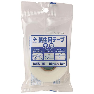 他サイト： ニチバン NICHIBAN 養生用テープ 小巻　白　15ミリ 185S-15の商品画像