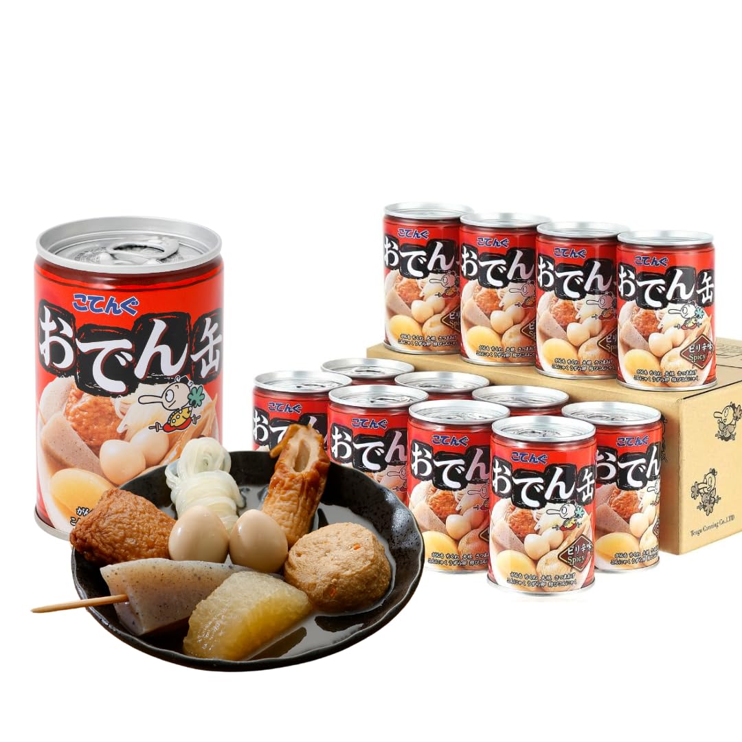 【Amazon.co.jp 限定】公式 こてんぐ おでん缶 ピリ辛 がんも大根入り 12缶入 ギフト 離れて暮らすたいせつな人へ 缶詰 おつまみ おかず 箸いらず アウトドアにも 非常食 保存食 ロー 4,594円