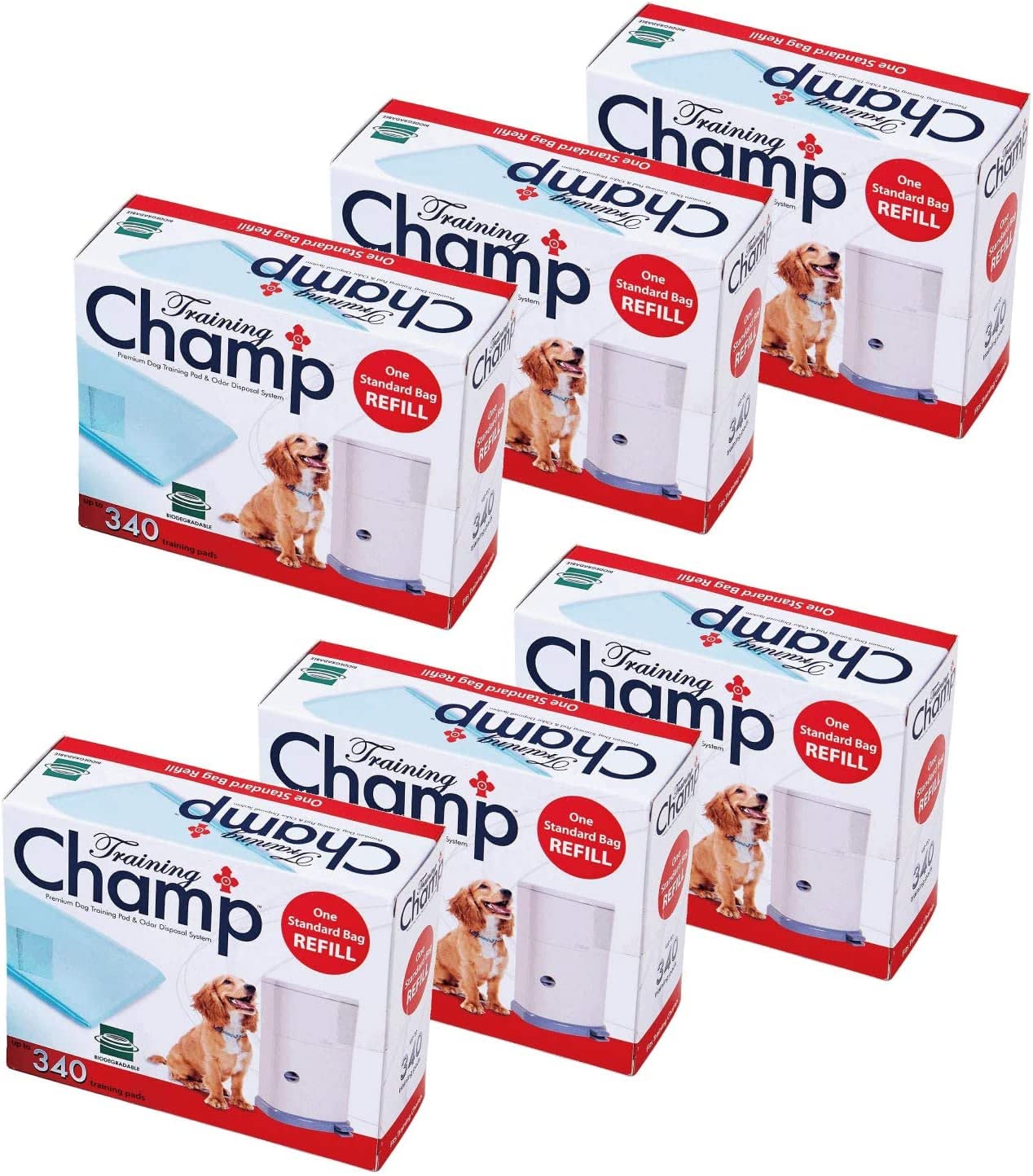 【OFT】 ドギーペール カートリッジ 替えロール 6箱セット （1個入り×6箱） 犬 猫 トイレ ゴミ箱 収納 消臭 猫砂 ペットシーツ トイレポット トイレ用品 臭わない 紙おむつ おむつ ペール