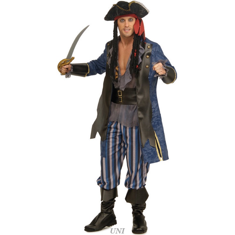 コスプレ 仮装 パイレーツキャプテン(海賊船長) XL 【 コスプレ 衣装 ハロウィン 仮装 コスチューム 大きいサイズ 海賊 メンズ 男性用 女海賊 余興 パーティーグッズ 大人用 】