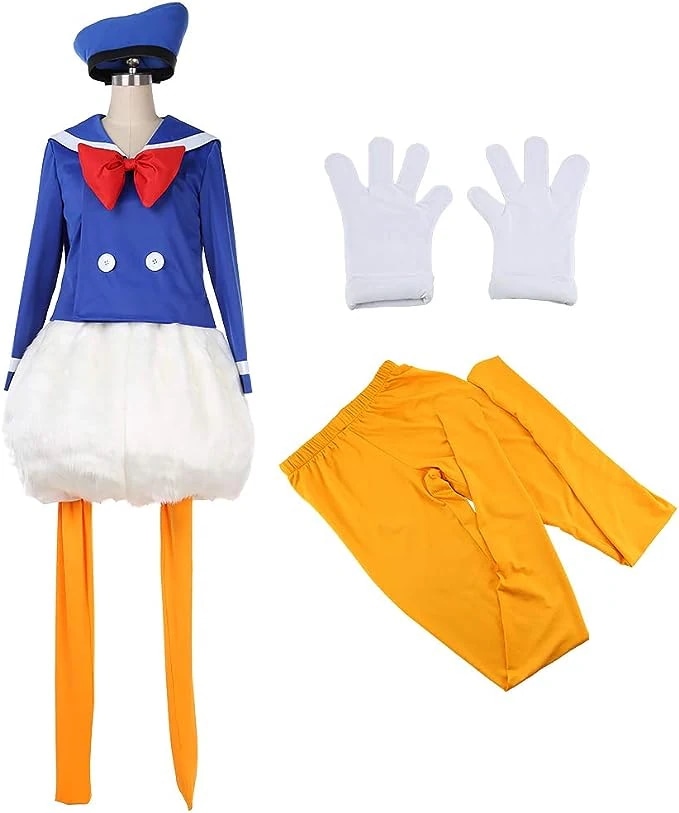 新作入荷コスチュームドナルドダック 海軍服 風 コスプレ衣装 ハロウィン 学園祭 イベント プレゼント 贈り物 衣装コスプレ