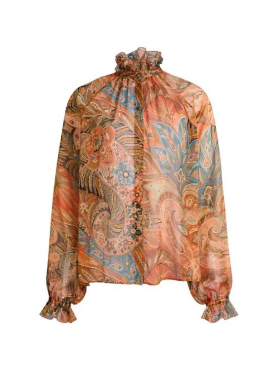 ETRO Women Shirts WRIA0109 AKI48 X0863 RED PRINT