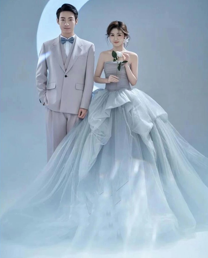 高級感 ウェディングドレス ロング 花嫁ドレス 可愛い パーティードレス 結婚式ドレス フォトウェディング撮影 きれいめ お姫様 成人式ドレス 卒業式ドレス 披露宴 ワンピース 前撮りドレス 後撮り