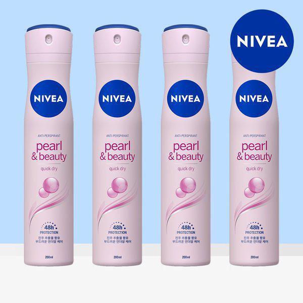 デオドラントスプレー パールビューティー 200ml 4個