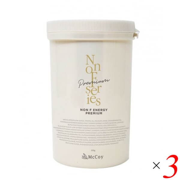 ノンF エナジープレミアム 650g 3個セット McCoy 44,200円