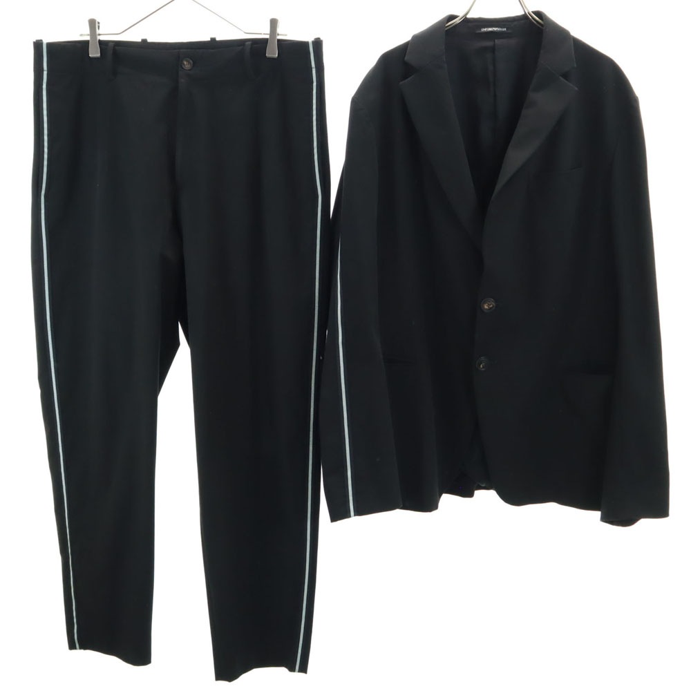ブルガリア製 スーツ 上下セットアップ 52 ブラック メンズ