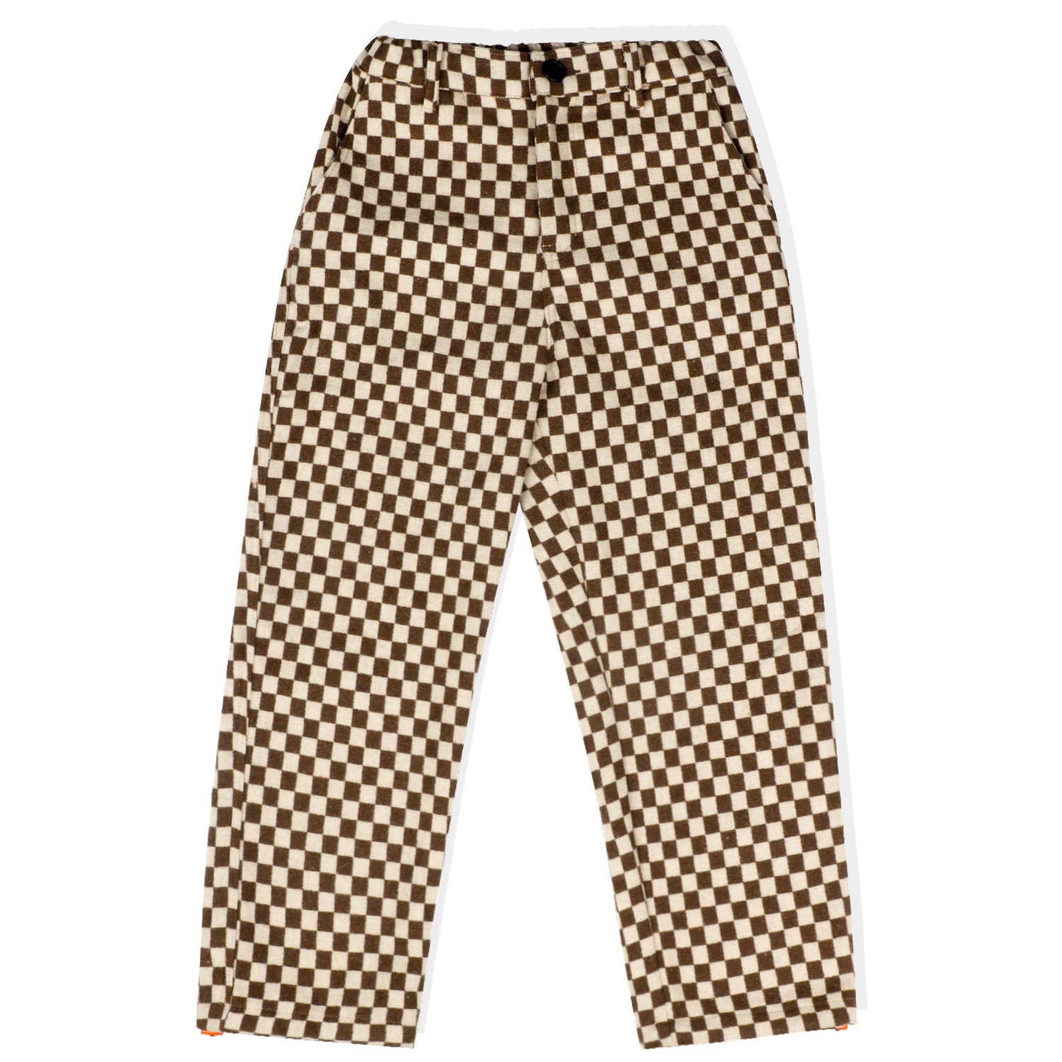 CHECKERBOARD PANTS（BROWN）