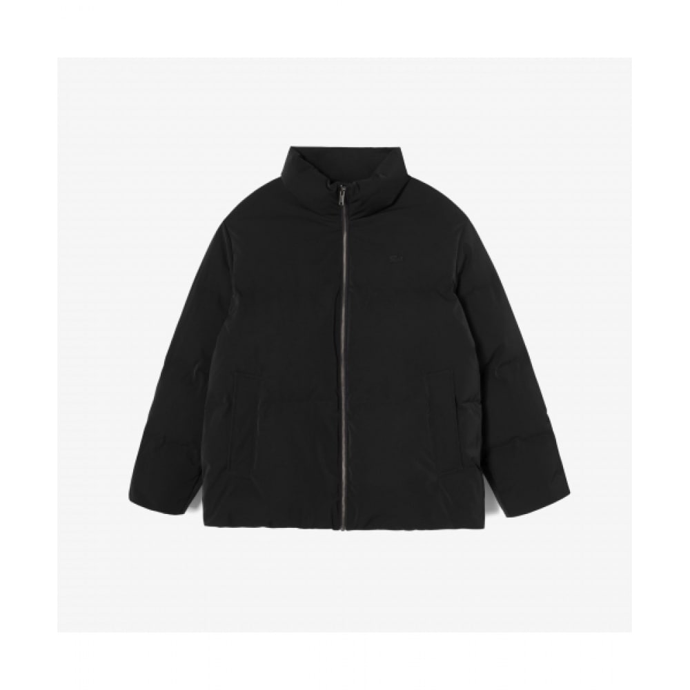 LACOSTE メンズハイネックダウンパファー [ブラック]