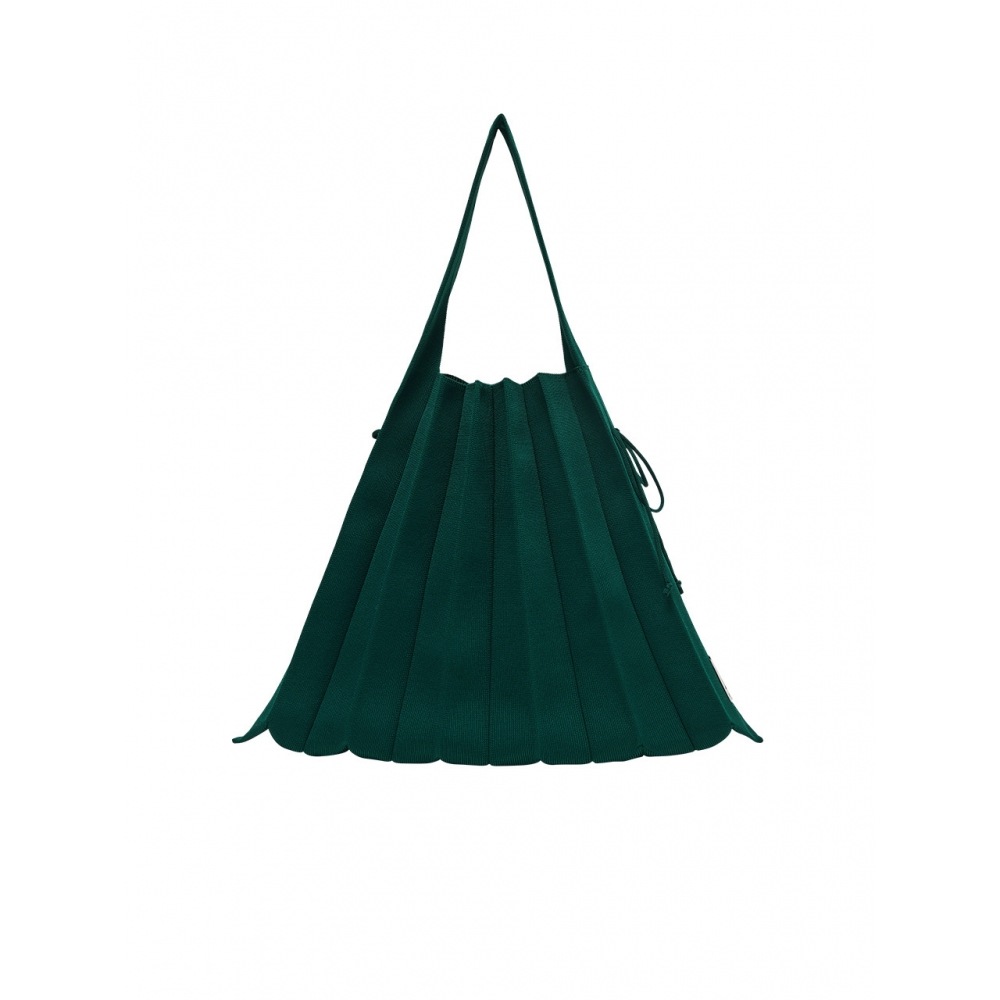 JOSEPH & STACEY ラッキープリーツニット L ディープフォレスト