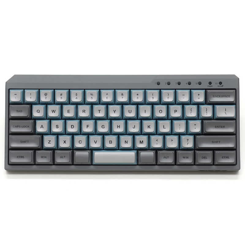 FILCO　キーボード Majestouch MINILA-R Convertible 茶軸(英語配列) ［Bluetooth・USB /有線・ワイヤレス］ スカイグレー　FFBTR63M/ESG