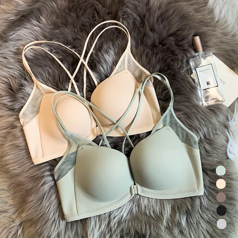 セクシー カップ付きインナーセット 上下セット 補正下着 レスブラーサイズ ナイトブラシーム 日系 4,467円