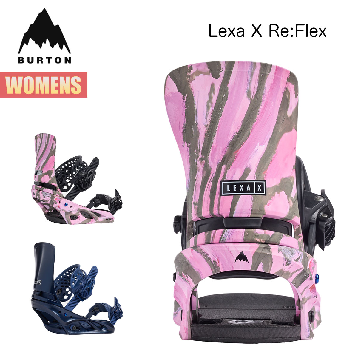 ビンディング レディース 24-25 レクサ X リフレックス W25JP-222311 Womens Lexa X Re:Flex Snowboard Bindings ウィメンズ スノーボード