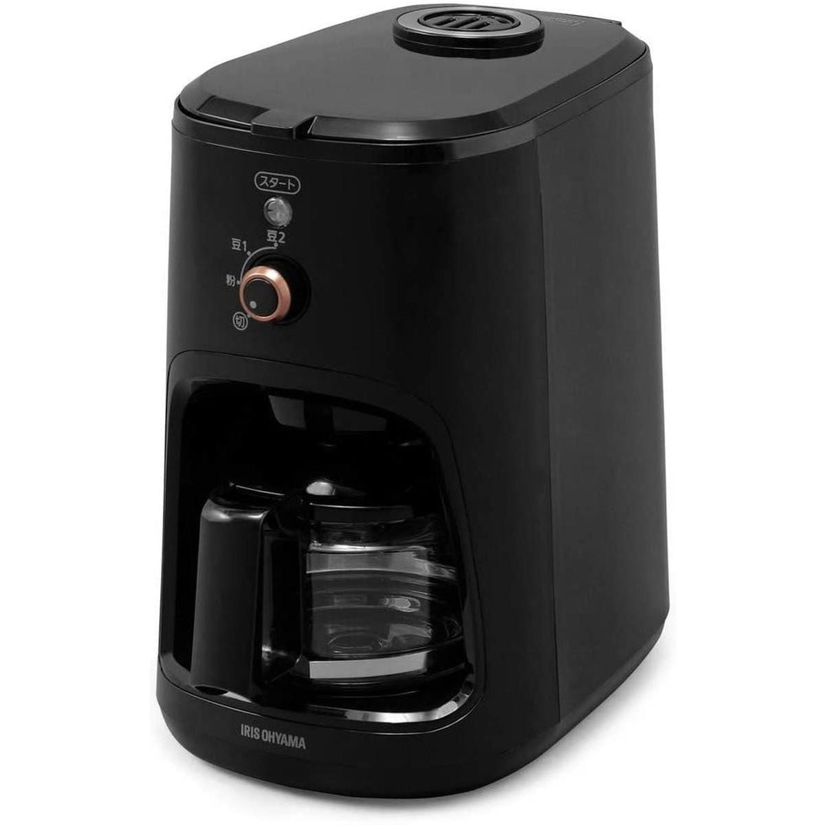 コーヒーメーカー 全自動 メッシュフィルター ブラック BLIAC-A600-B アイリスオーヤマ