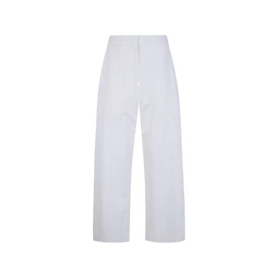 STUDIO NICHOLSON Women Straight Pants SNW 1767 DIOME SALT WHITE