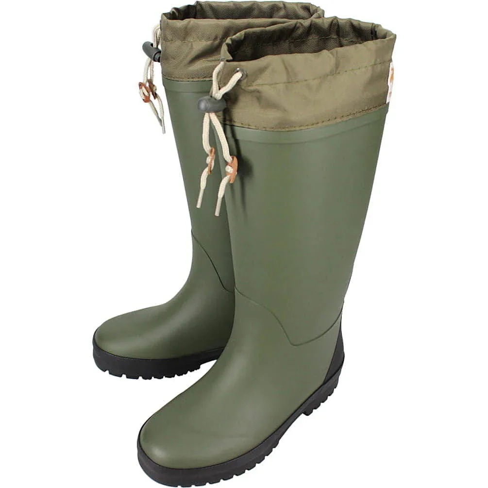 正規品 moz レインブーツ MZ-5007 カーキ KHAKI