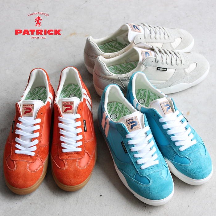 パトリック PATRICK スニーカー スーパー スカッシュ S.SQUASH サンド SND/530853 ターコイズ TURQ/530856 オレンジ ORG/530859