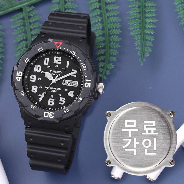 無料刻印 MRW-200H-1B スポーツ メンズ ウレタン時計 d