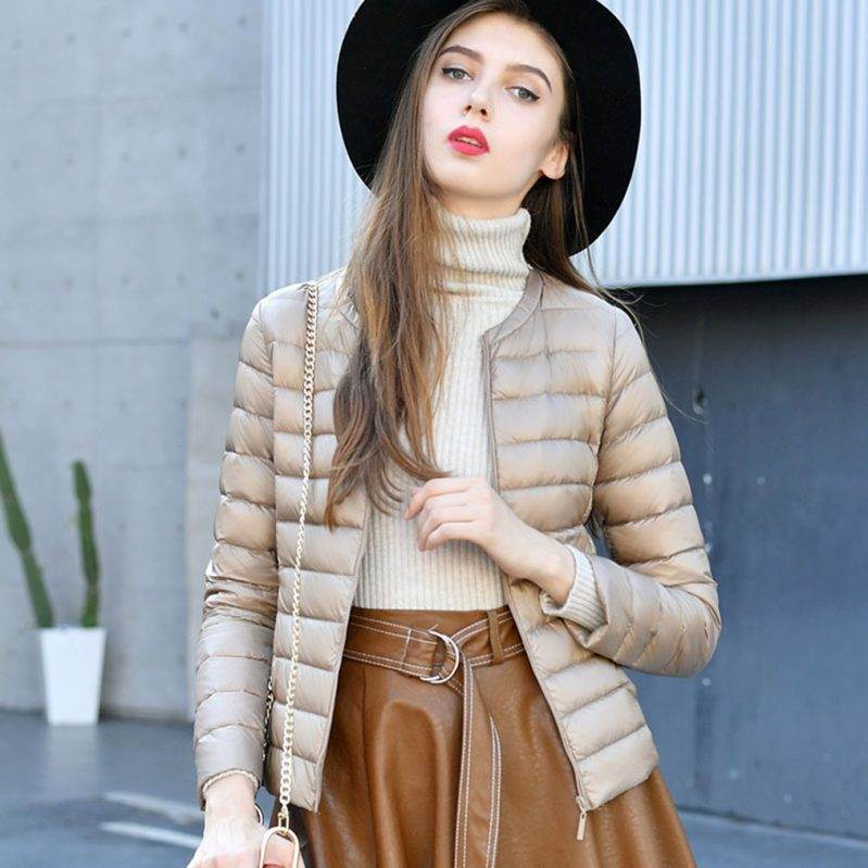 ライトダウン レディース ダウンジャケット 軽量 防風 防寒 オシャレ ショートコート ダウンコート 綿服 コンパクト おしゃれ 着痩せ 保温 秋冬 暖かい ウルトラライト 大きいサイズ 防寒ジャケッ