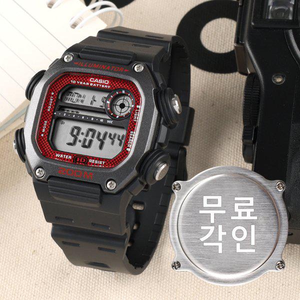 無料刻印 DW-291H-1B スポーツ メンズ ウレタン時計 d