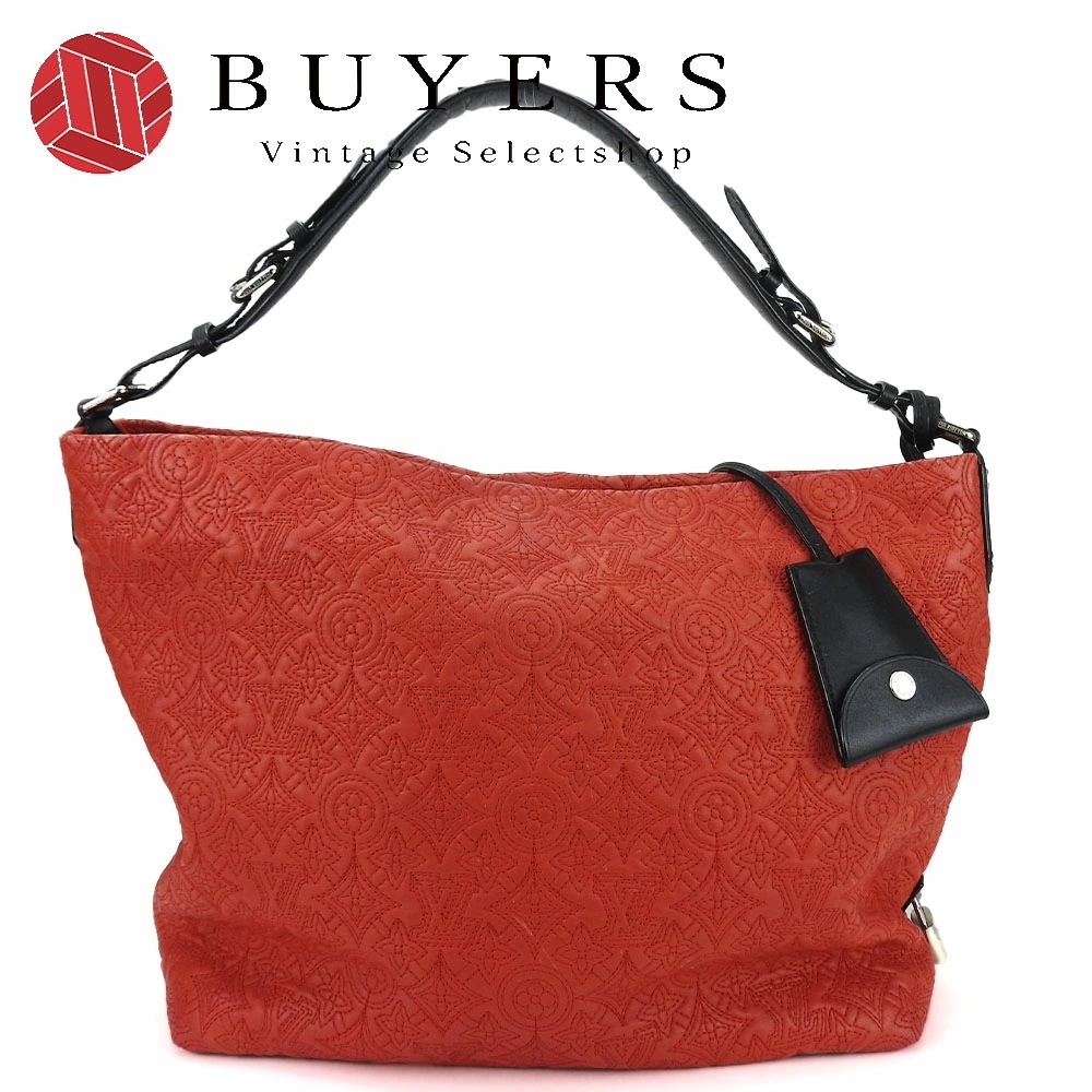 中古 ルイヴィトン ワンショルダーバッグ 肩掛け ホーボーGM M93155 モノグラムアンティア レッド ブラック カジュアル おしゃれ 普段使い レディース 女性 LOUIS VUITTON Sh
